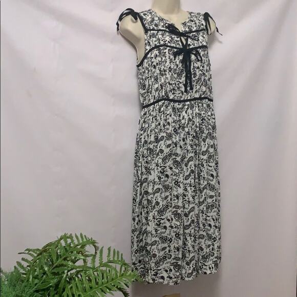 REBECCA MINKOFF‎ BLACK & WHITE DRESS S - Picture 3 of 12